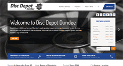 Desktop Screenshot of discdepotdundee.co.uk